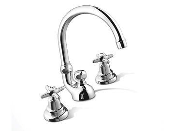 ITALICA 3225 - 3 hole washbasin tap with adjustable spout by RUBINETTERIE STELLA - view 2